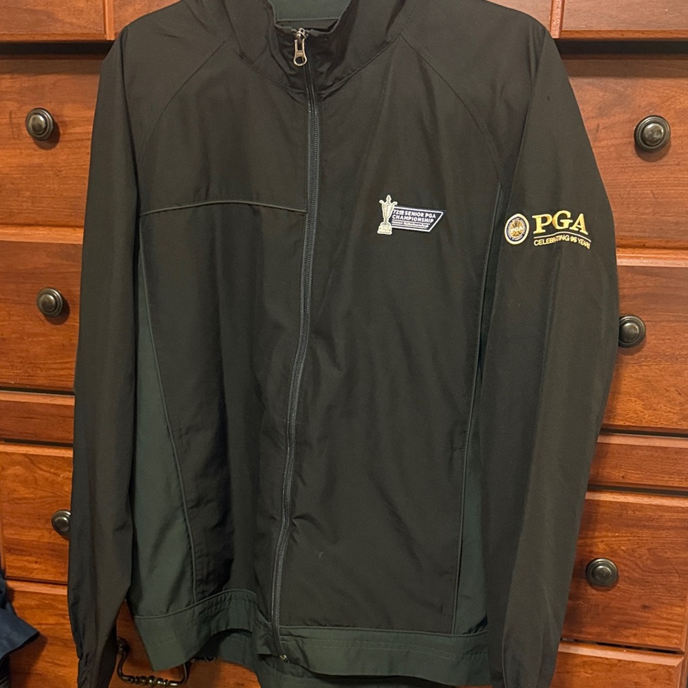 Cutter & Buck Black Windbreaker Jacket